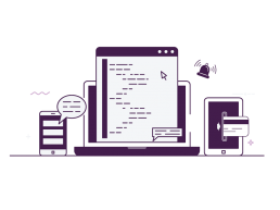 A stylised icon image of a phone, payment and online chat relating to Brexit Guidance