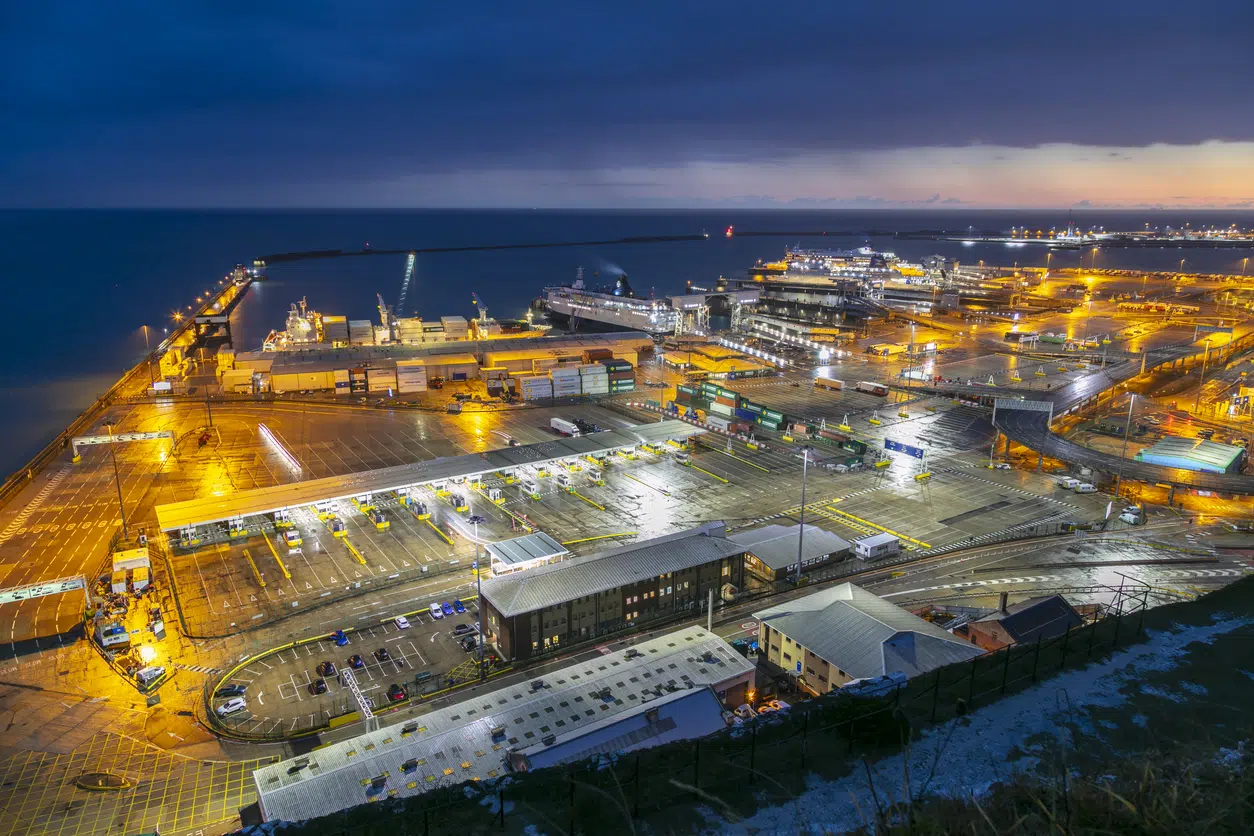 The Port of Dover is a cross-channel port connecting the United Kingdom and France and one of the world's busiest passenger ports.