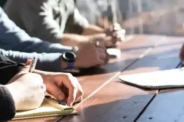 An image of business people collaborating