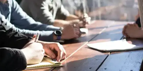 An image of business people collaborating